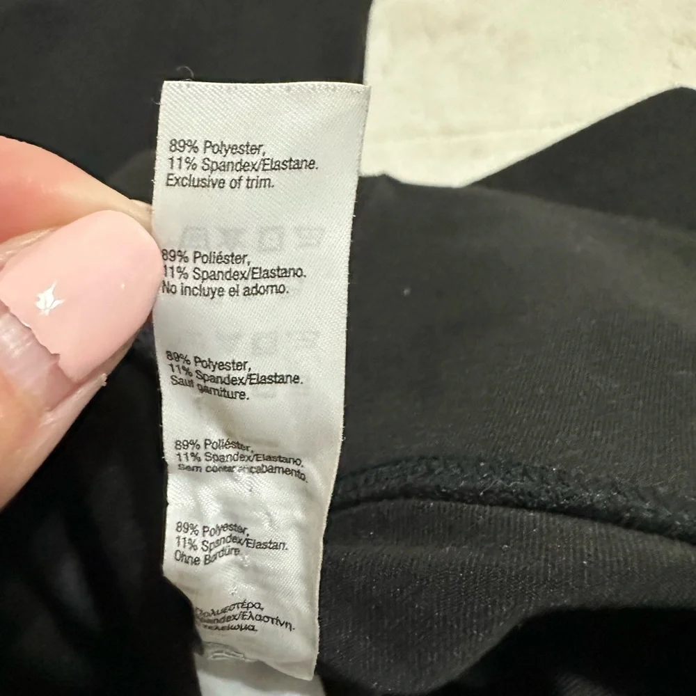 Spanx Black Structured Shaping Cropped Leggings Style 2191 Sz XL - Picture 6 of 9